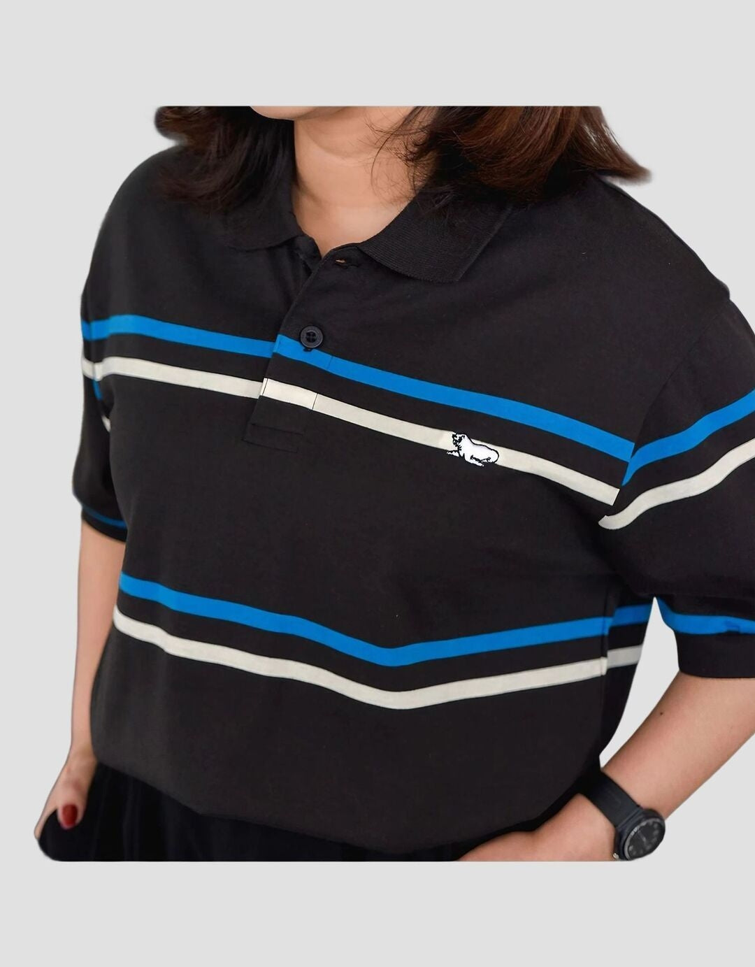 Walrus Polo Kemeja Salur Uniseks