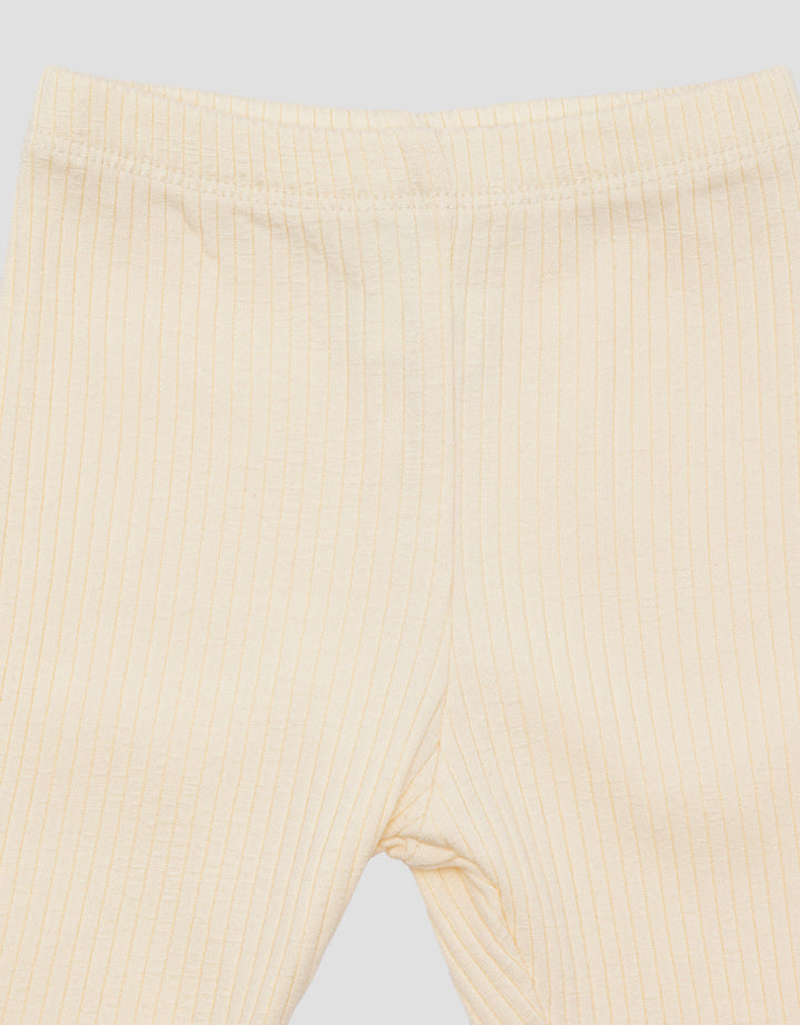 Little M 2 Pcs Tekstur Baju Set Bayi Perempuan