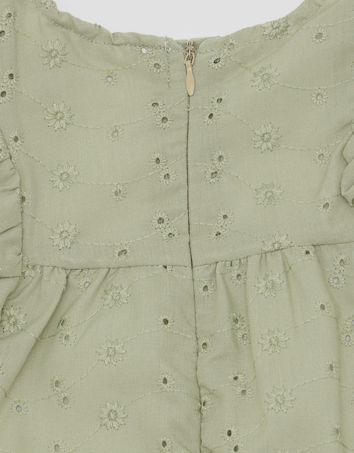 Little M 2 Pcs Tekstur Baju Set Bayi Perempuan