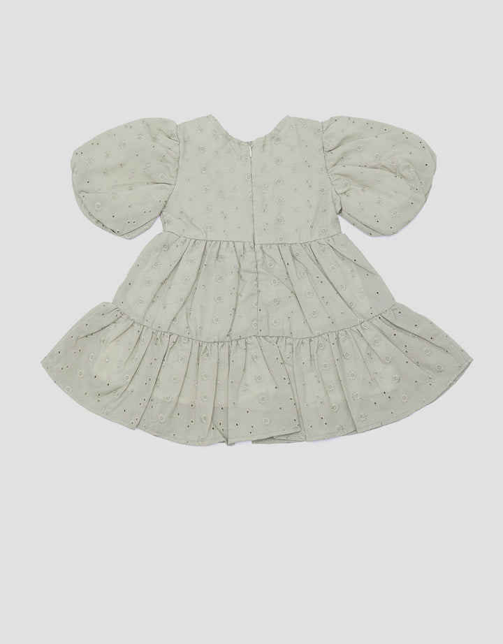 Little M Baby Balon Sleeve Dress Anak Bayi