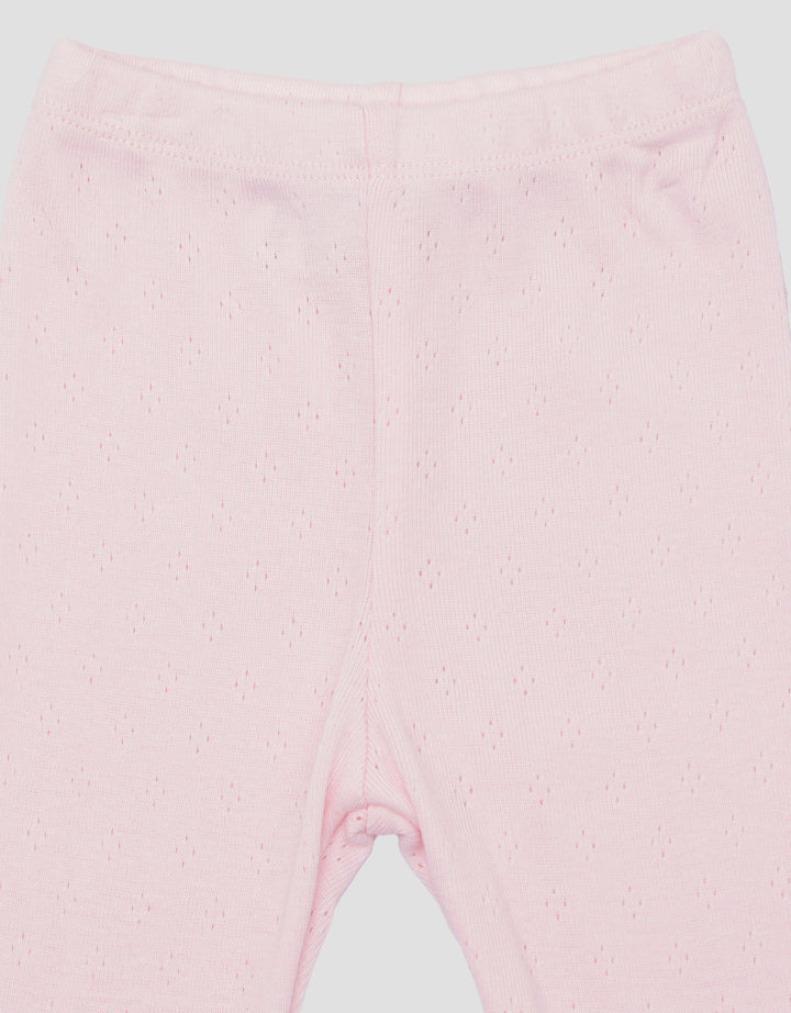 Little M Fullprint Bear Baju Set 2 Pcs Bayi Perempuan