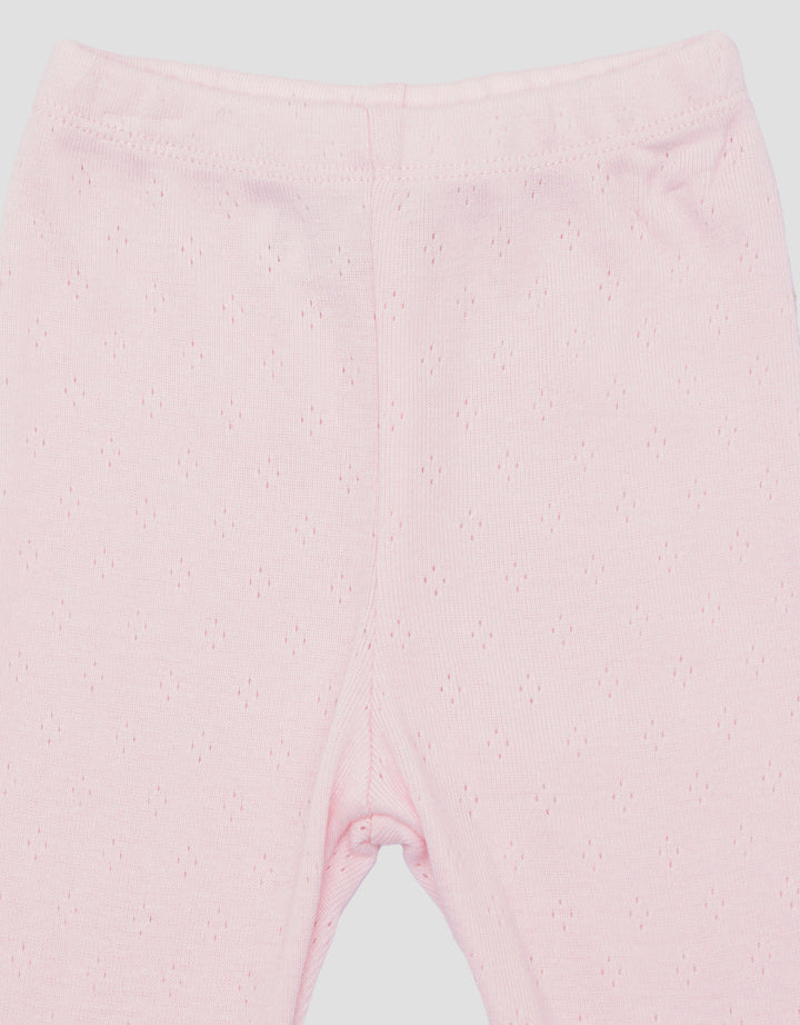 Little M Fullprint Bear Baju Set 2 Pcs Bayi Perempuan