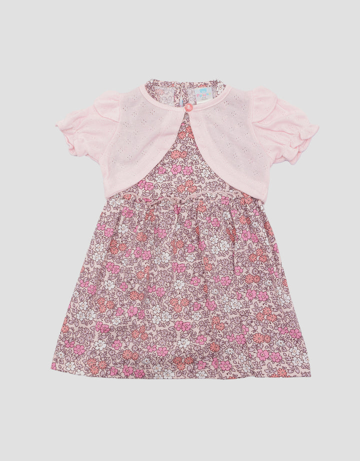 Pipiniko Floral Print Dress for Baby Kids