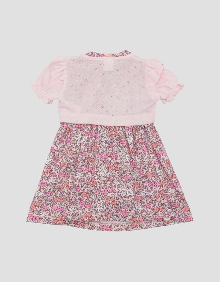Pipiniko Floral Print Dress for Baby Kids
