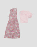 Pipiniko Floral Print Dress for Baby Kids