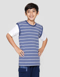 Nevada Silhouette Stripe Kaos Anak Laki-laki