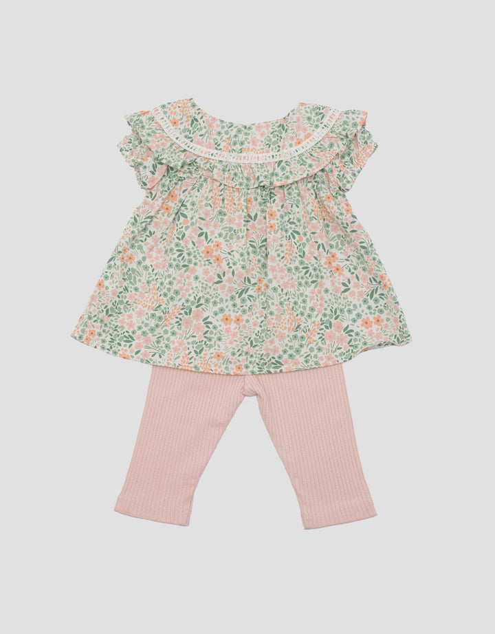 Little M Renda Step Set Pakaian Anak Perempuan