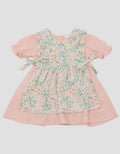 Little M Flower Apron Dress Baby Kids