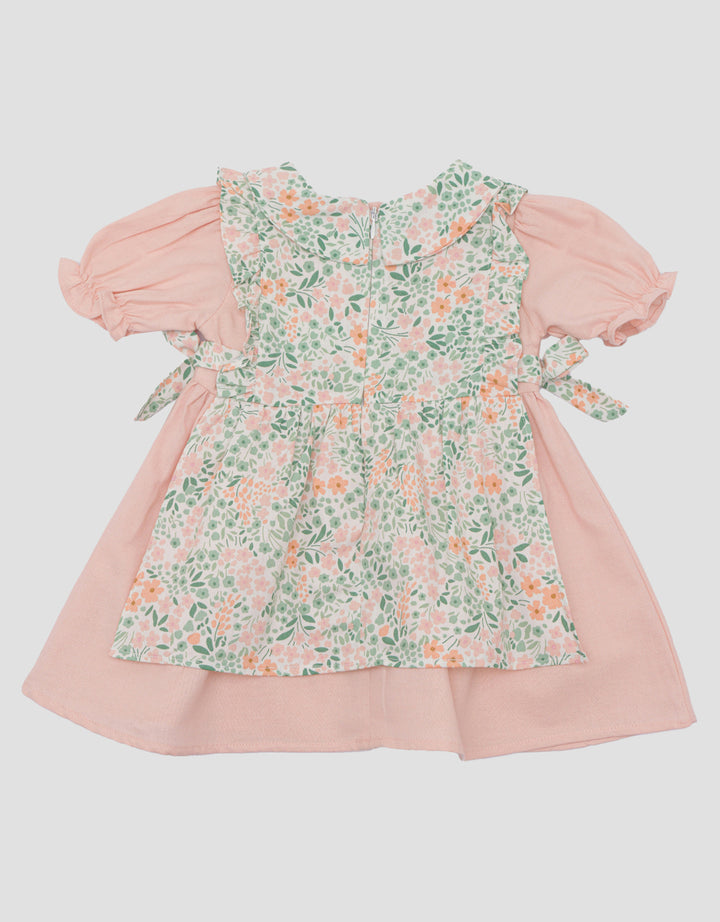 Little M Flower Apron Dress Baby Kids