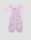Little M Romper Floral Bear Anak Bayi