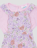 Little M Romper Floral Bear Anak Bayi