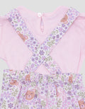 Little M Romper Floral Bear Anak Bayi