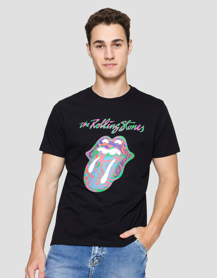 T Zone Universal Music Rolling Stones Rockstar Color Men's T-Shirt