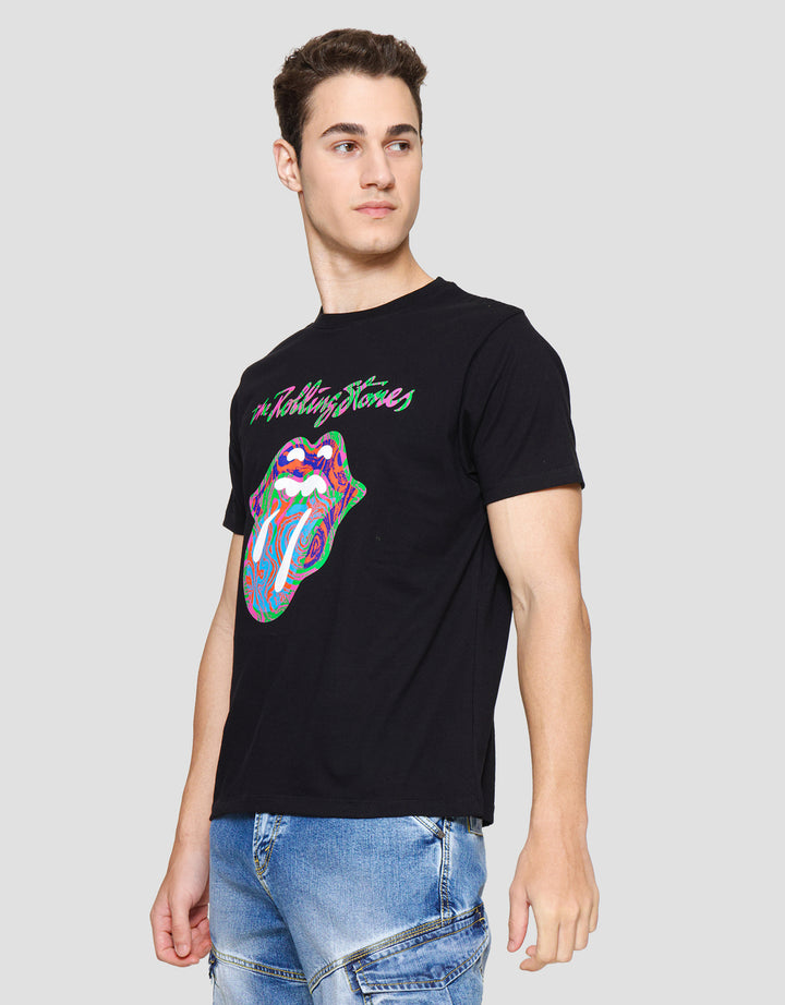 T Zone Universal Music Rolling Stones Rockstar Color Men's T-Shirt