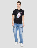 T Zone Universal Music Rolling Stones Rockstar Color Men's T-Shirt
