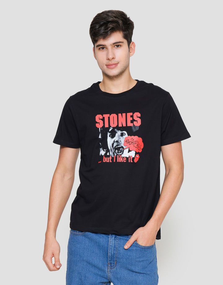 T Zone Rolling Stones 1 Rockstar Kaos Pria