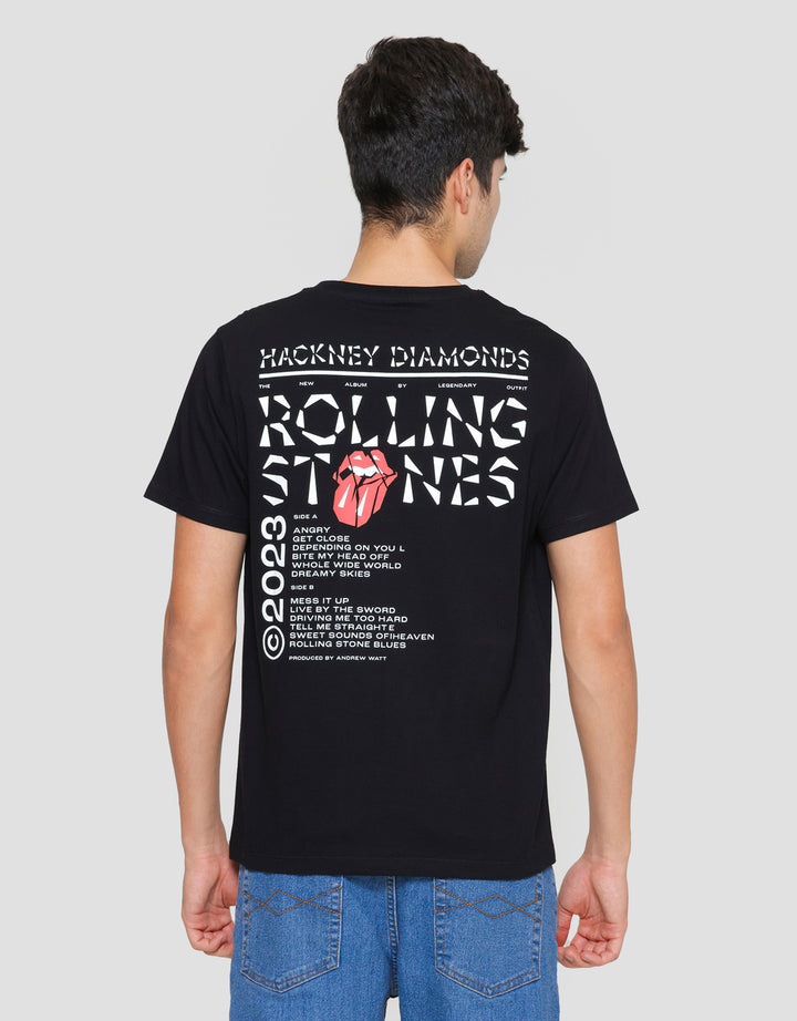 T Zone Rolling Stones 2 Rockstar Kaos Pria