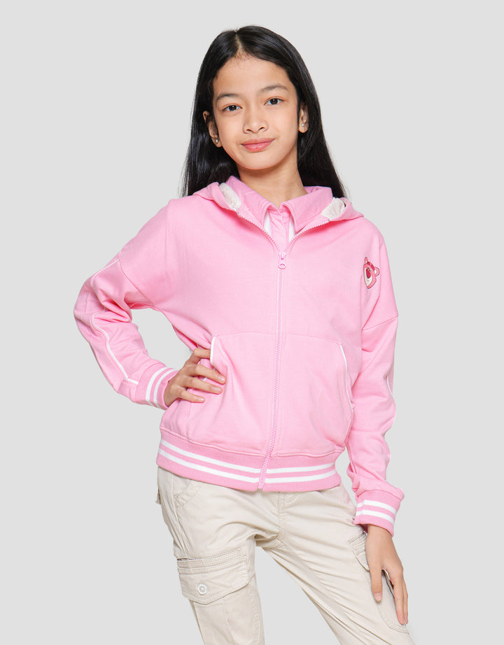 Disney Lotso Hoodie Jaket Anak Perempuan