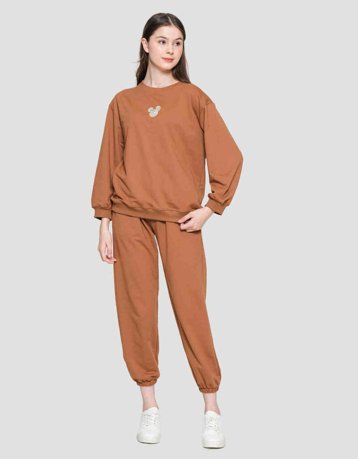 Connexion Mickey Safari Sweater Wanita