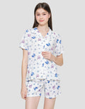 Disney Wite Stitch Set Piyama Wanita