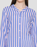Nevada Stripe Mix Baju Tidur Set Wanita