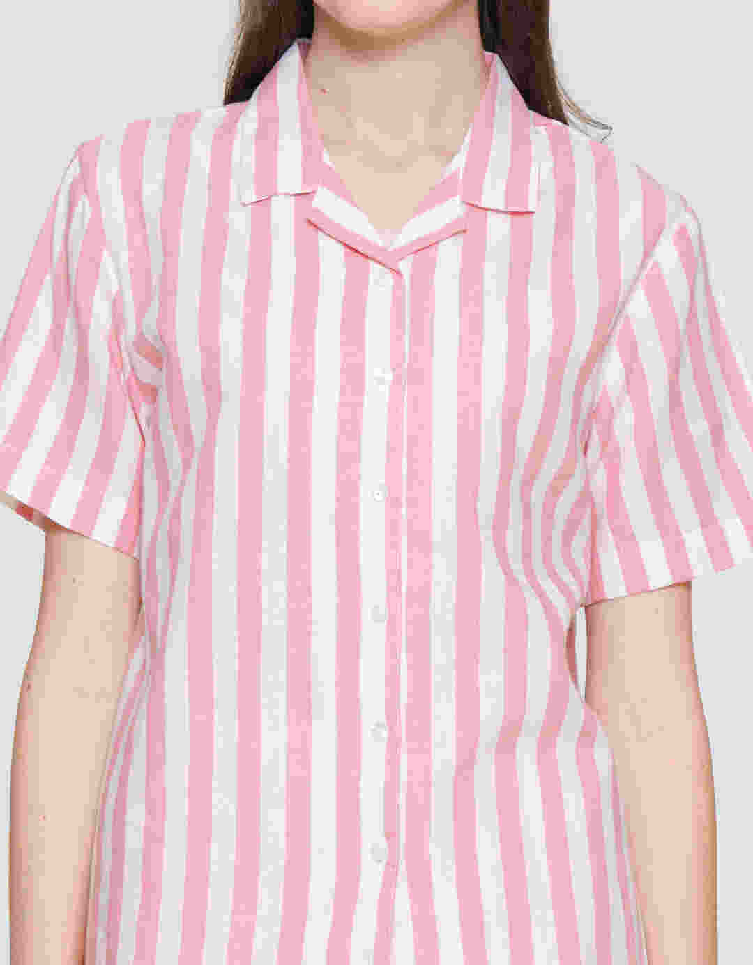ST. YVES STRIPE COTTON SETELAN PIYAMA WANITA