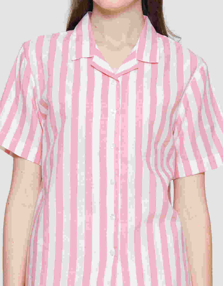 ST. YVES STRIPE COTTON SETELAN PIYAMA WANITA