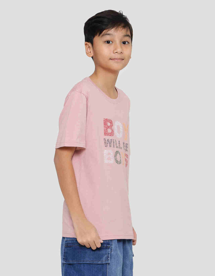 Nevada Print Boys Will Be Boys Boys Short Sleeve T-Shirt