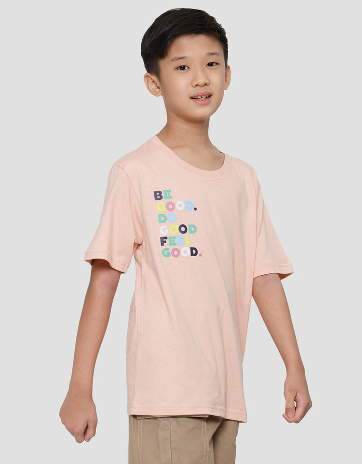 Nevada Print Colorful Words Kaos Lengan Pendek Anak Laki-Laki