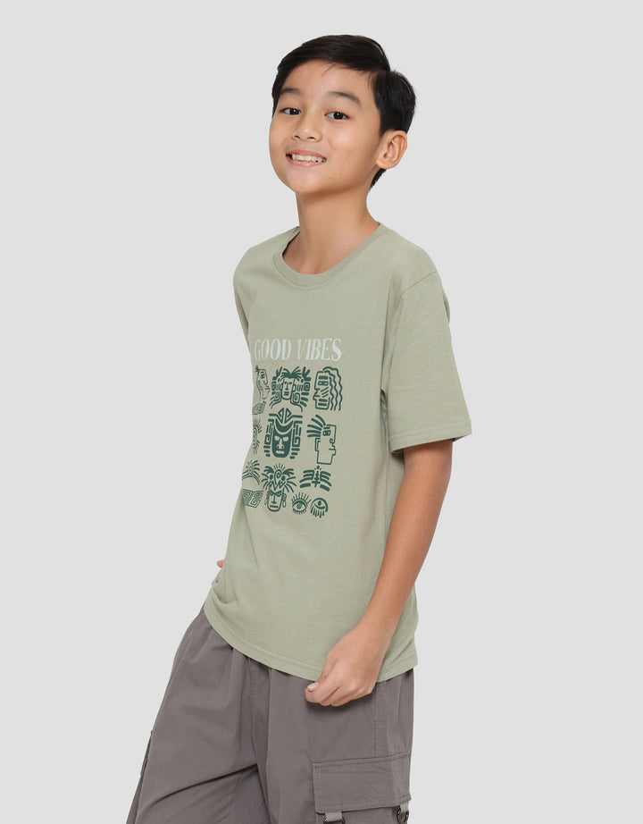 Nevada Print Etnic 3 Kaos Anak Laki-Laki