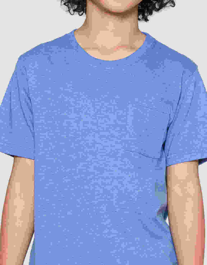 Nevada Cardet 24S Cotton Solid Plain Pocket Boys T-Shirt