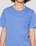 Nevada Cardet 24S Cotton Solid Plain Pocket Boys T-Shirt