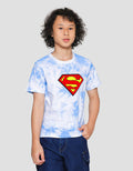 Character Superman Logo Kaos Anak Laki-laki