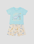 Little M Never Forget To Have Fun Baju Set Jersey Bayi Laki-Laki