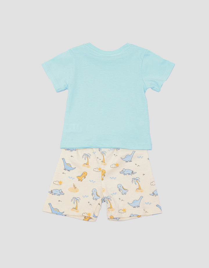 Little M Never Forget To Have Fun Baju Set Jersey Bayi Laki-Laki