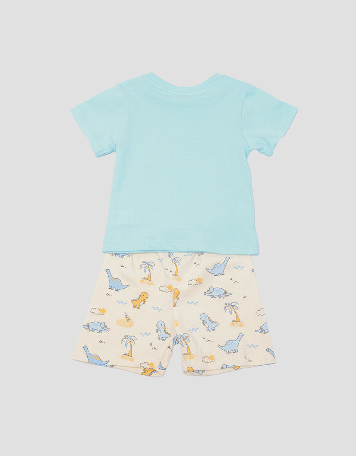 Little M Never Forget To Have Fun Baju Set Jersey Bayi Laki-Laki