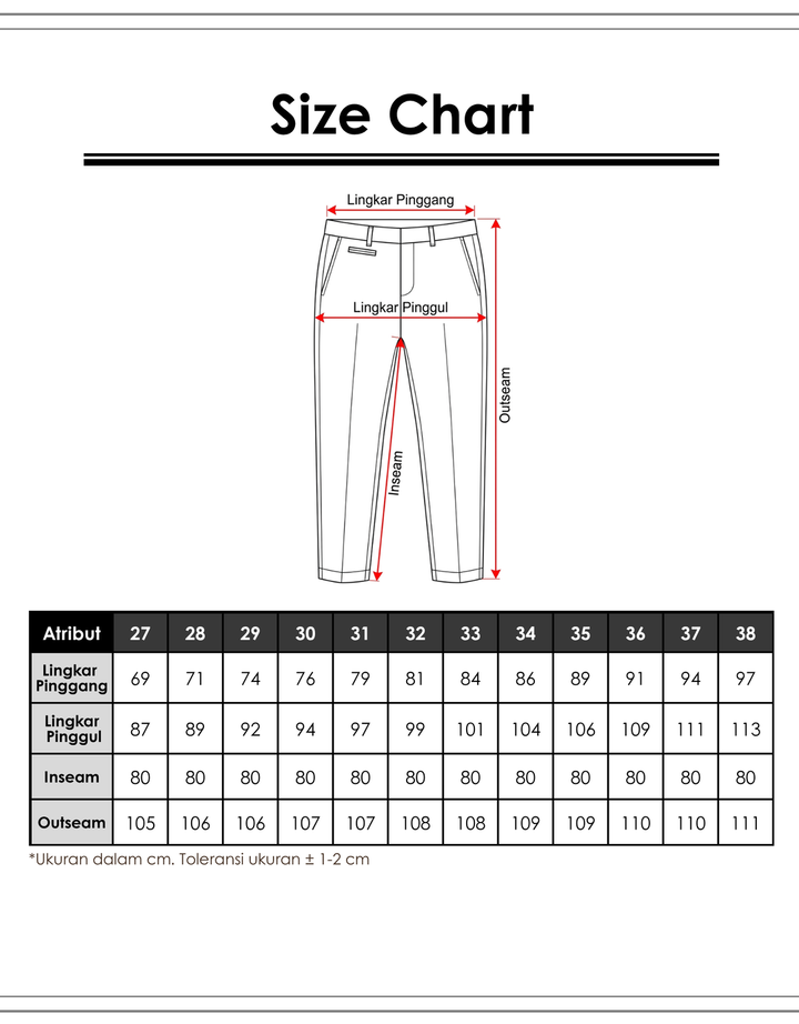 Cardinal Casual Youngmen Celana Chinos Pria