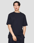 Suko Oversized Interlock Tee Ss Kerah Bulat Kaos Lengan Pendek Pria