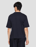 Suko Oversized Interlock Tee Ss Kerah Bulat Kaos Lengan Pendek Pria