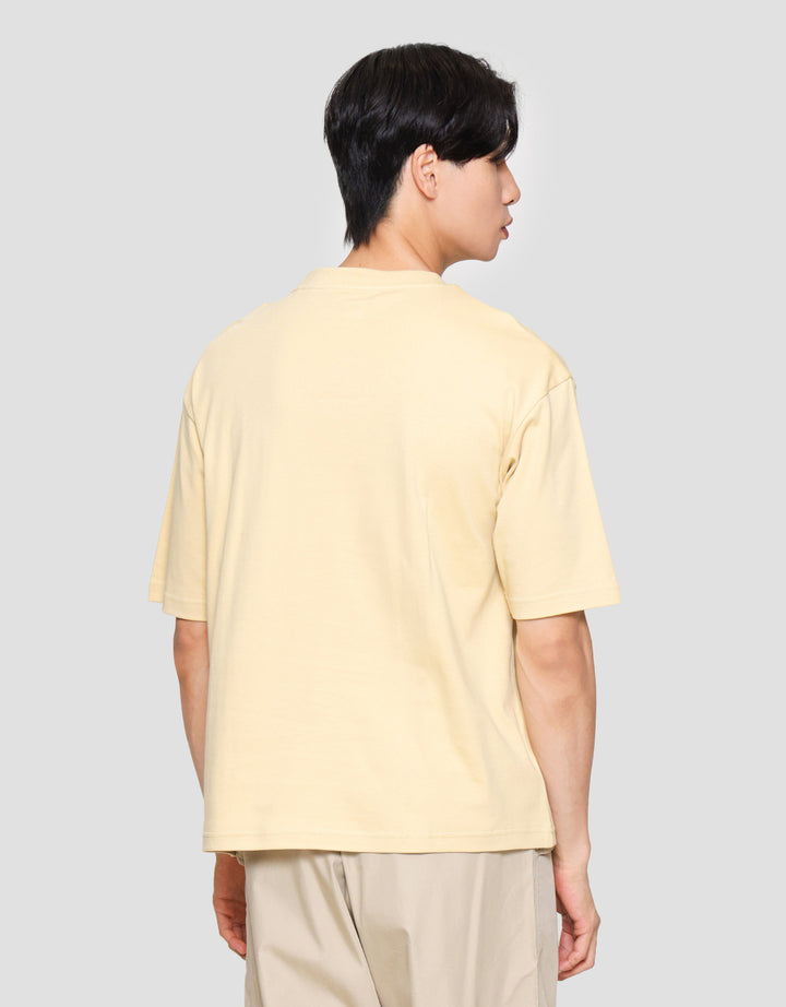 Suko Oversized Interlock Tee Ss Kerah Bulat Kaos Lengan Pendek Pria