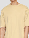 Suko Oversized Interlock Tee Ss Kerah Bulat Kaos Lengan Pendek Pria