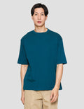 Suko Oversized Interlock Tee Ss Kerah Bulat Kaos Lengan Pendek Pria