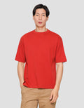 Suko Oversized Interlock Tee Ss Kerah Bulat Kaos Lengan Pendek Pria