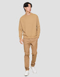 Suko Sweater Baby Terry Sweatshirt Kerah Bulat Lengan PanjangPria