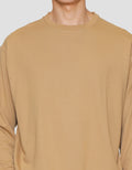 Suko Sweater Baby Terry Sweatshirt Kerah Bulat Lengan PanjangPria
