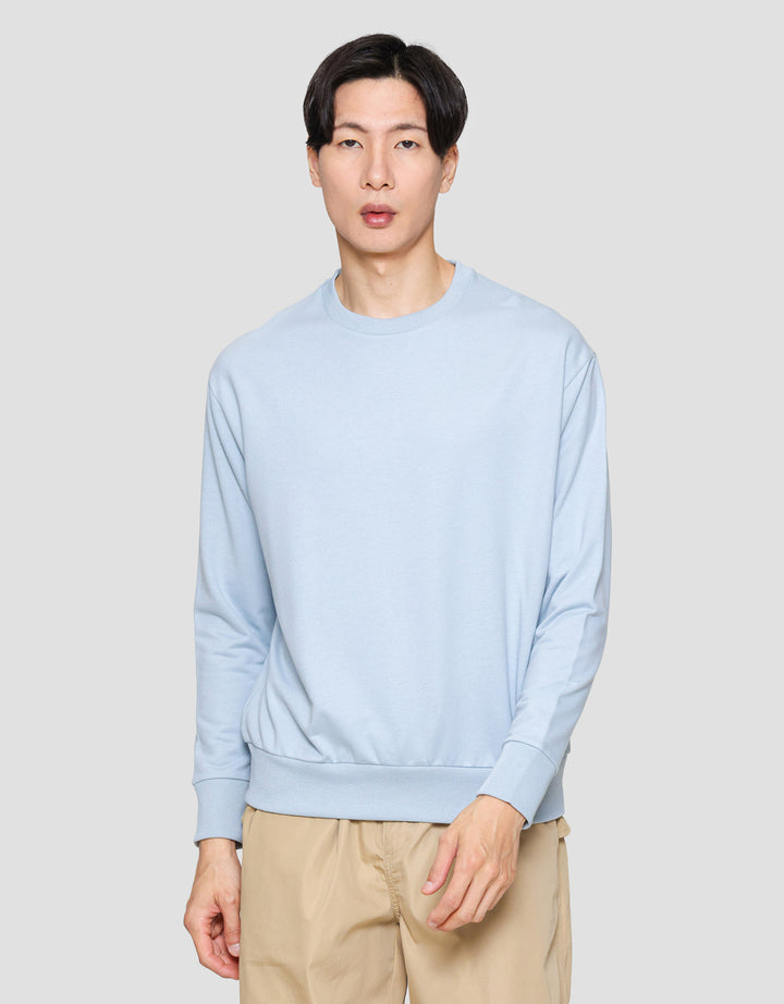 Suko Sweater Baby Terry Sweatshirt Kerah Bulat Lengan PanjangPria