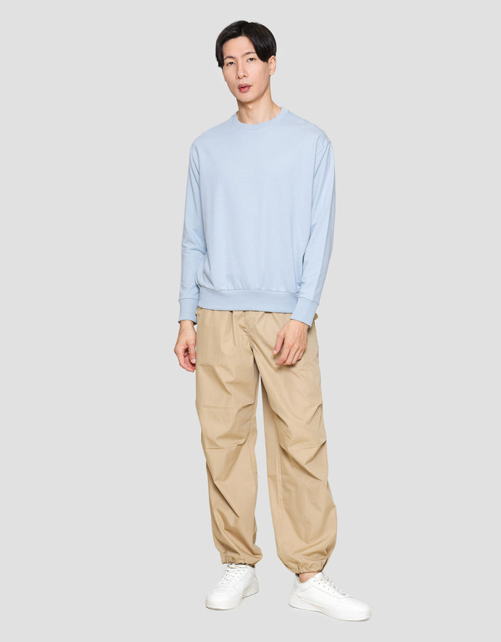 Suko Sweater Baby Terry Sweatshirt Kerah Bulat Lengan PanjangPria