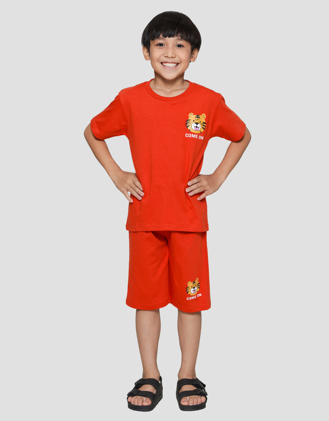 Little M Tiger Come On Pakaian Setelan Anak Laki-laki