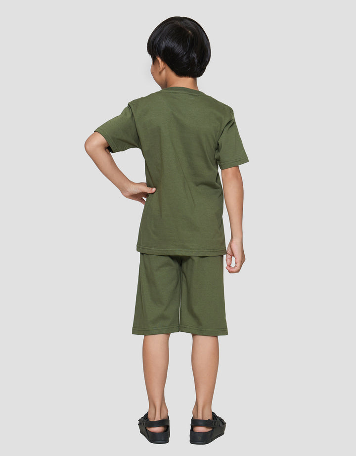 Little M Hello Lion Pakaian Setelan Anak Laki-laki