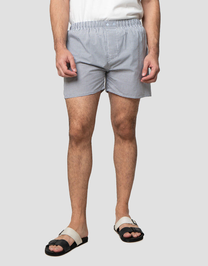 Cole 1Pk Gingham Small Celana Boxer Pria